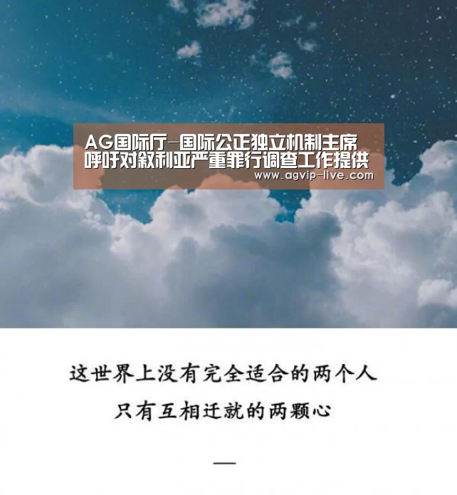 AG国际厅-国际公正独立机制主席呼吁对叙利亚严重罪行调查工作提供必要支持(图3) AG直播
